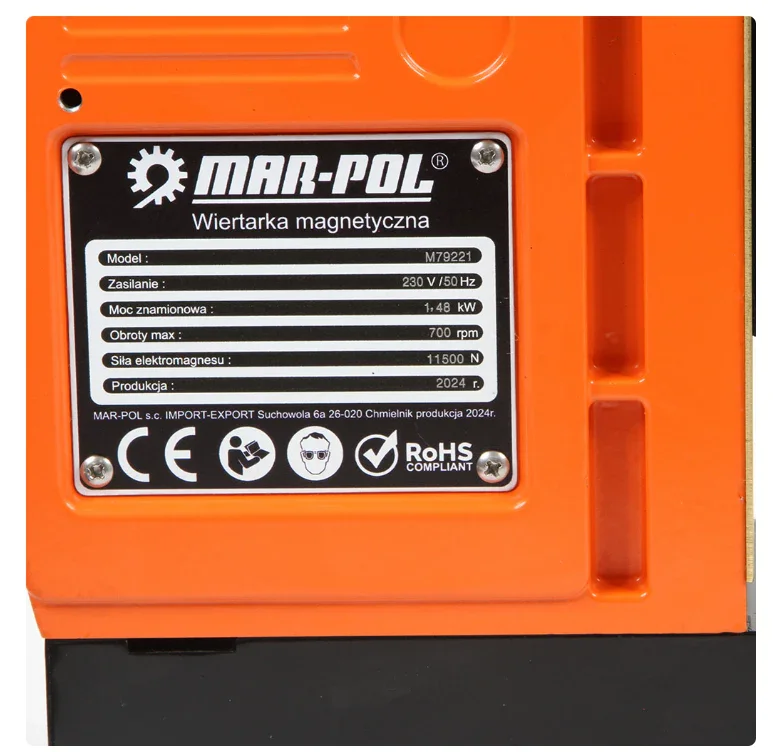 Bormașă magnetică 1480 W,Masina de gaurit magnetica