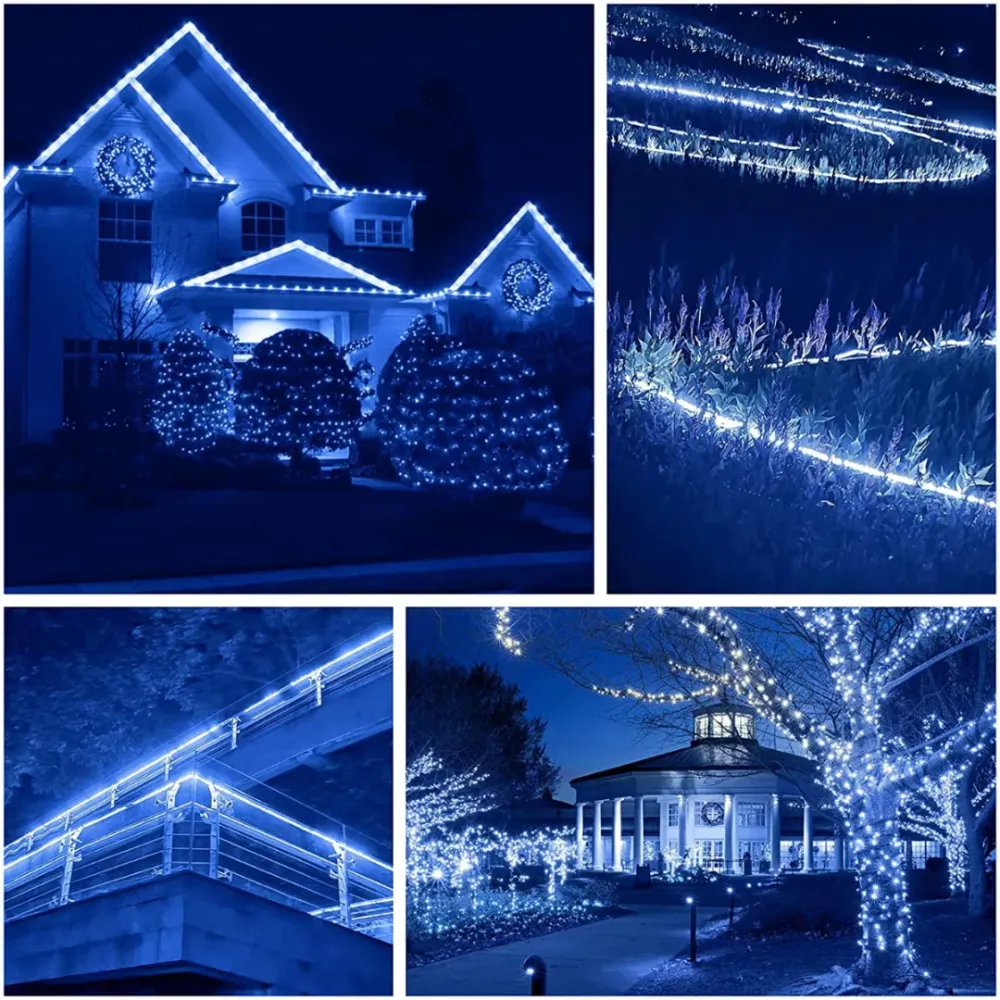 Instalatie Furtun 100m Alb Rece, Miracle Light, 2400 LED-uri, Sectionabila, IP65