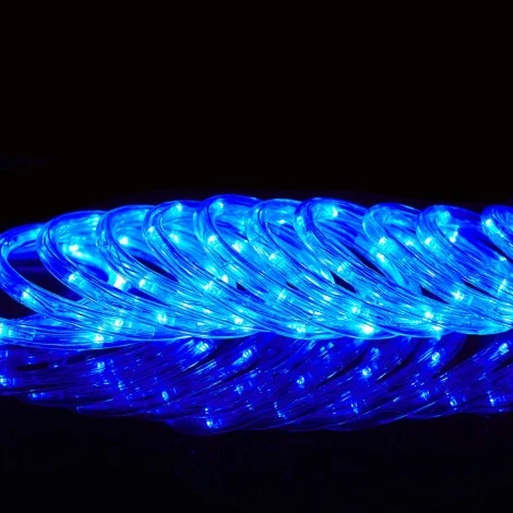 Instalatie Furtun 100m Alb Rece/Albastru , Miracle Light, 2400 LED-uri, Sectionabila, IP65
