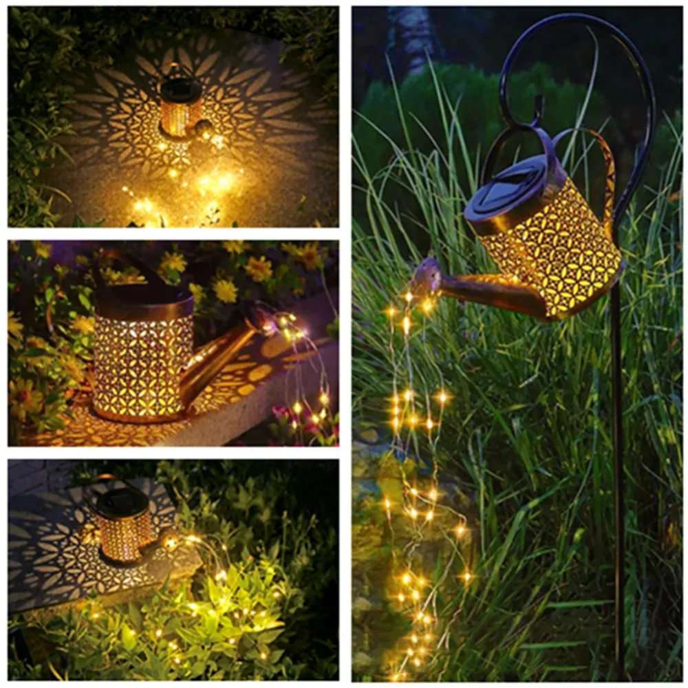 Lampa Solara Stropitoare cu LED, Decorativa pentru Curte si Gradina
