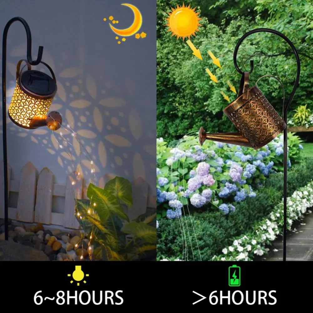 Lampa Solara Stropitoare cu LED, Decorativa pentru Curte si Gradina