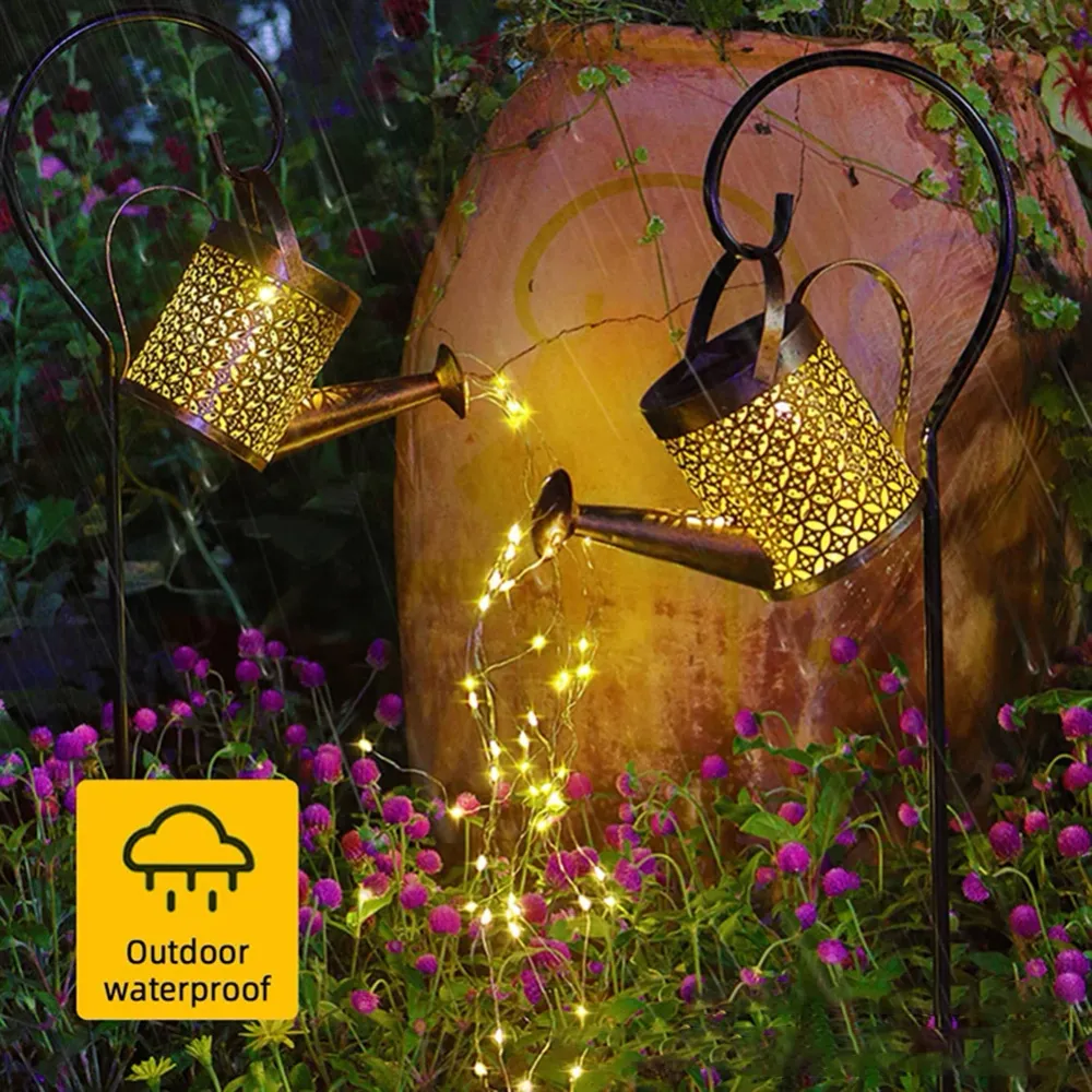 Lampa Solara Stropitoare cu LED, Decorativa pentru Curte si Gradina