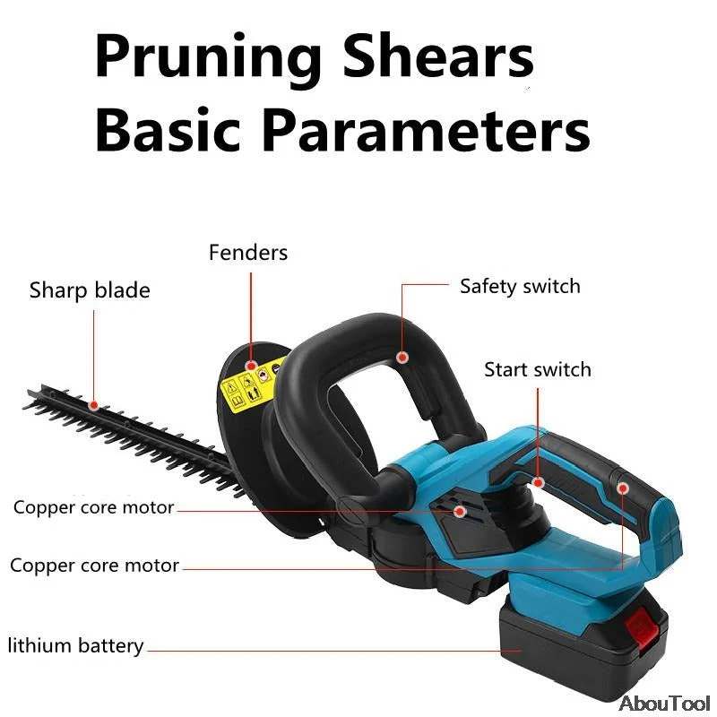Trimmer Electric Gard Viu 48V – Fara Fir, Acumulator Inclus, 600W