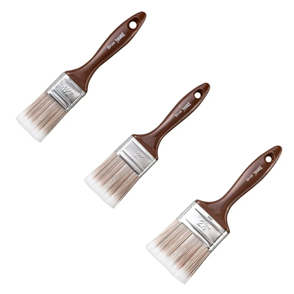 Set 3 pensule vopsele pentru lemn, 38, 50, 63 mm, Beorol Wood Painting