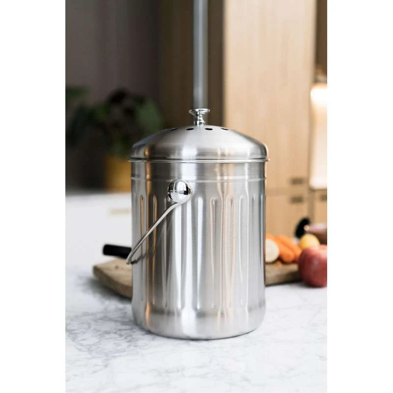 Pulito CompostPail Coș de compost cu filtru de compozit - 4 litri