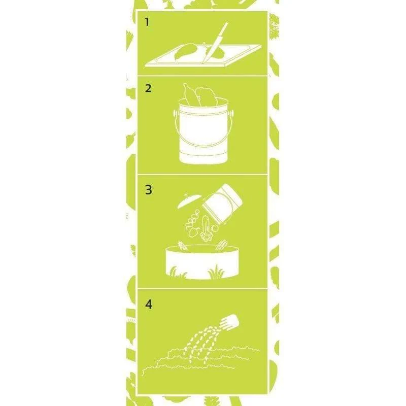 Pulito CompostPail Coș de compost cu filtru de compozit - 4 litri