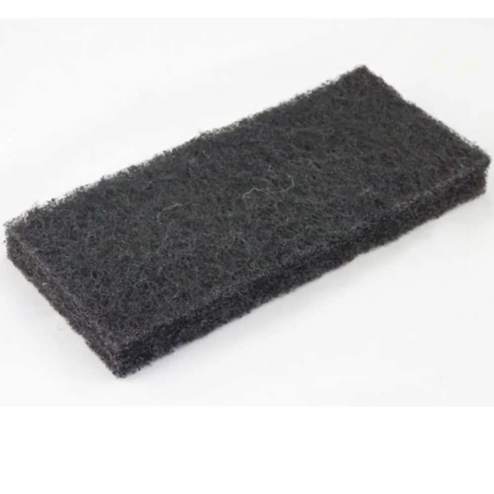 Burete Abraziv Negru 23 cm pentru Curățare Manuală sau cu Scrubber
