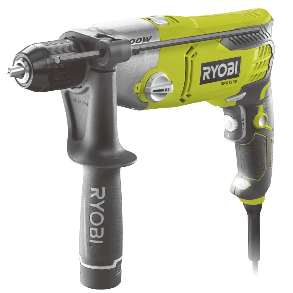 Burghiu cu ciocan Ryobi RPD1200-K 1200W