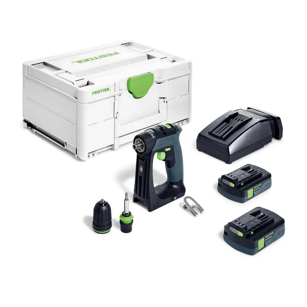 șofer de burghiu Festool CXS C 3.0-Plus 18V 3Ah
