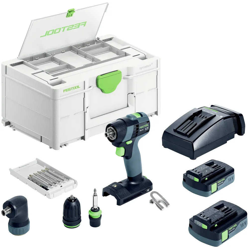 șofer de burghiu Festool Set TXS C 18V 3Ah