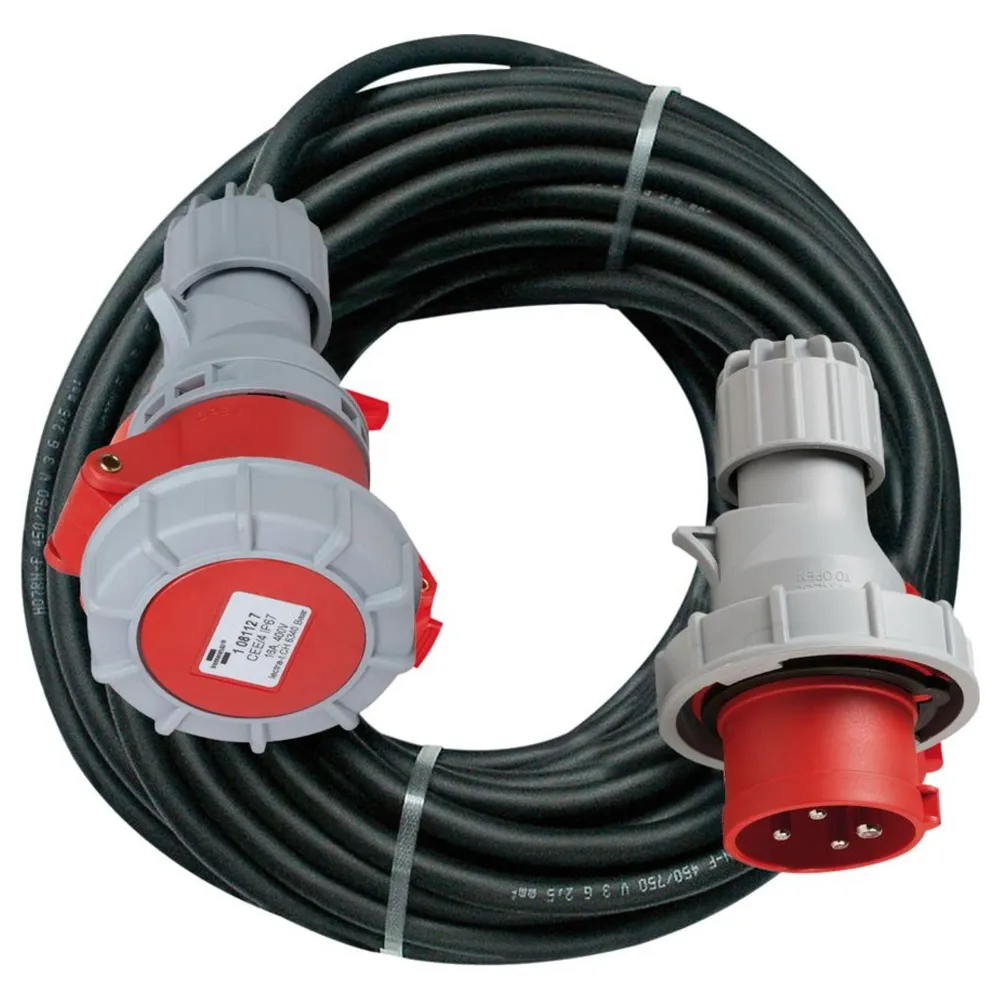 Cablu prelungitor CEE IP67 25m negru H07RN-F 4G2.5