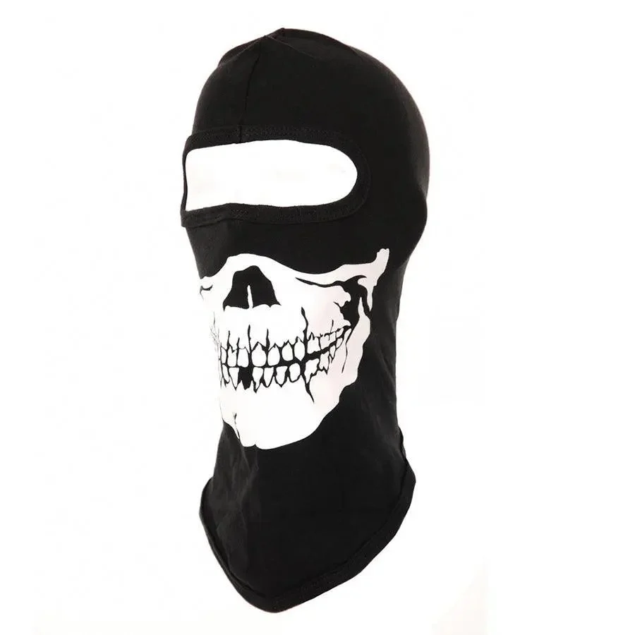 Cagula neagra Ghost Skull Single Hole