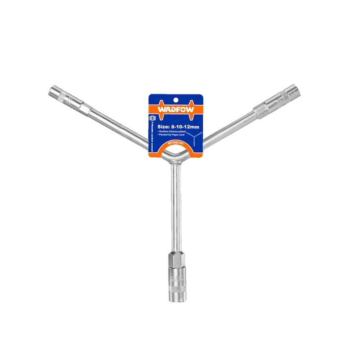 Cheie tubulara tip Y Wadfow, Cr-V, dimensiune 8x10x12mm