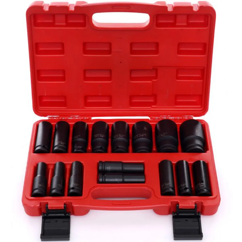 Set 16 prize cu impact Kraft&Dele KD10531, 1/2", 10-32mm, valiza transport inclusa