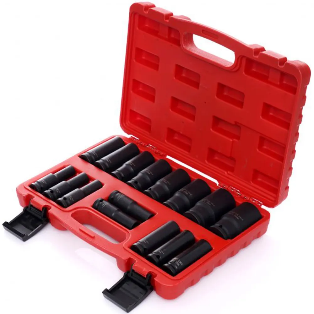 Set 16 prize cu impact Kraft&Dele KD10531, 1/2", 10-32mm, valiza transport inclusa