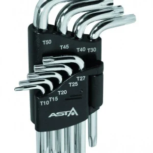 Set chei imbus torx cu gaura T10-T50 scurt