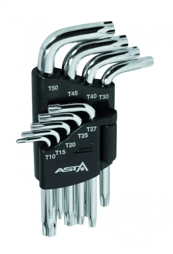 Set chei imbus torx cu gaura T10-T50 scurt
