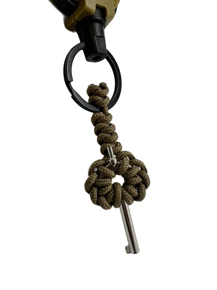 Breloc Talon Micro Cheie Universala Coyote pentru Catuse cu Cablu Retractabil Drop Zone