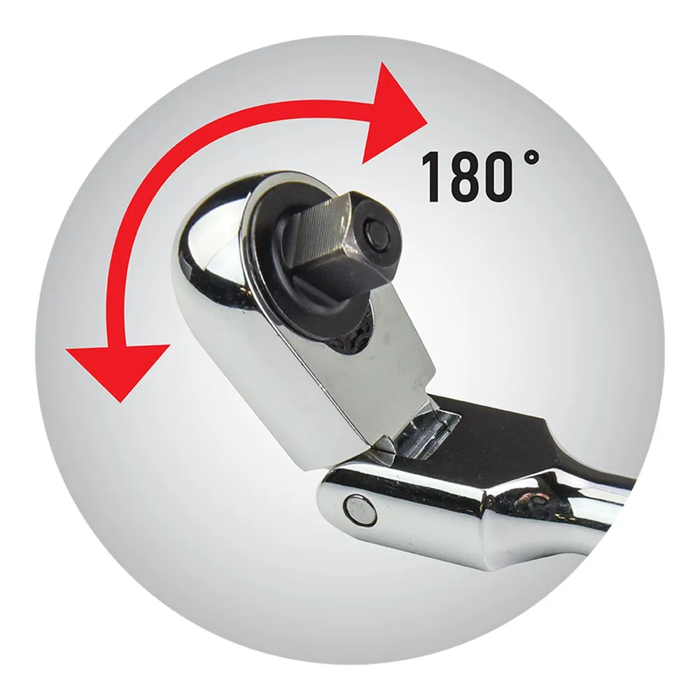 Clichet reversibil cu cap pivotant Benman 1/2"