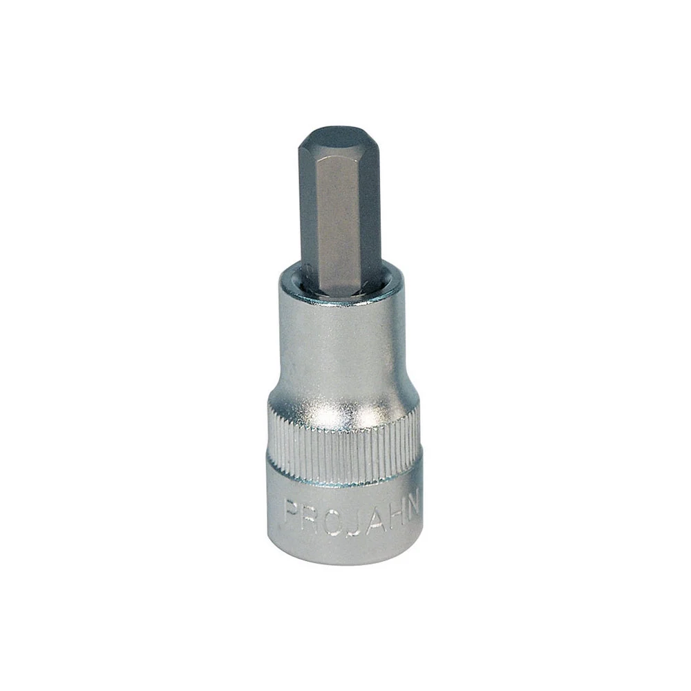 Cheie tubulara bit hexagonal 1/2" PROJAHN, 12 mm, Lungime 100 mm