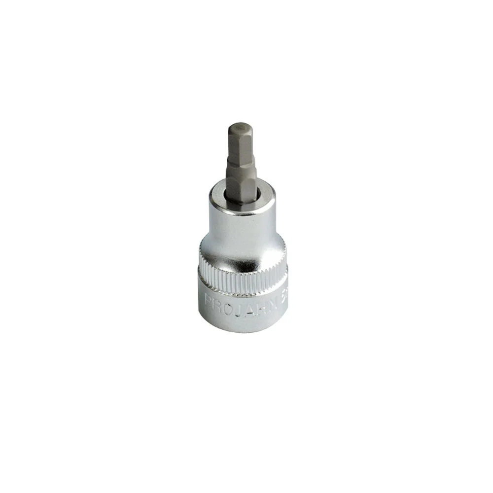 Cheie tubulara bit hexagonal 3/8" PROJAHN 4 mm, Lungime 50 mm