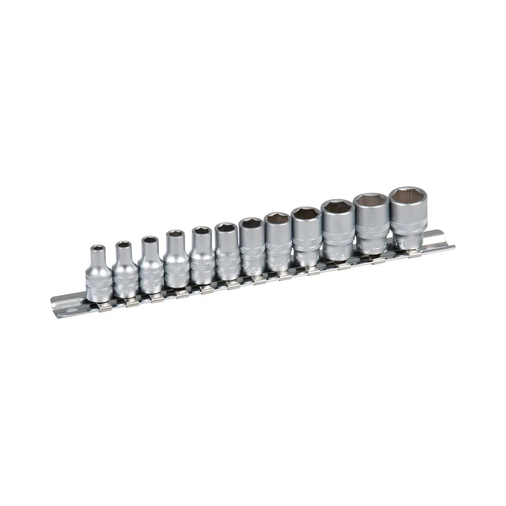 Set de chei tubulare Xi-On 1/4" PROJAHN, 4-13 mm suport sina 12 buc/set