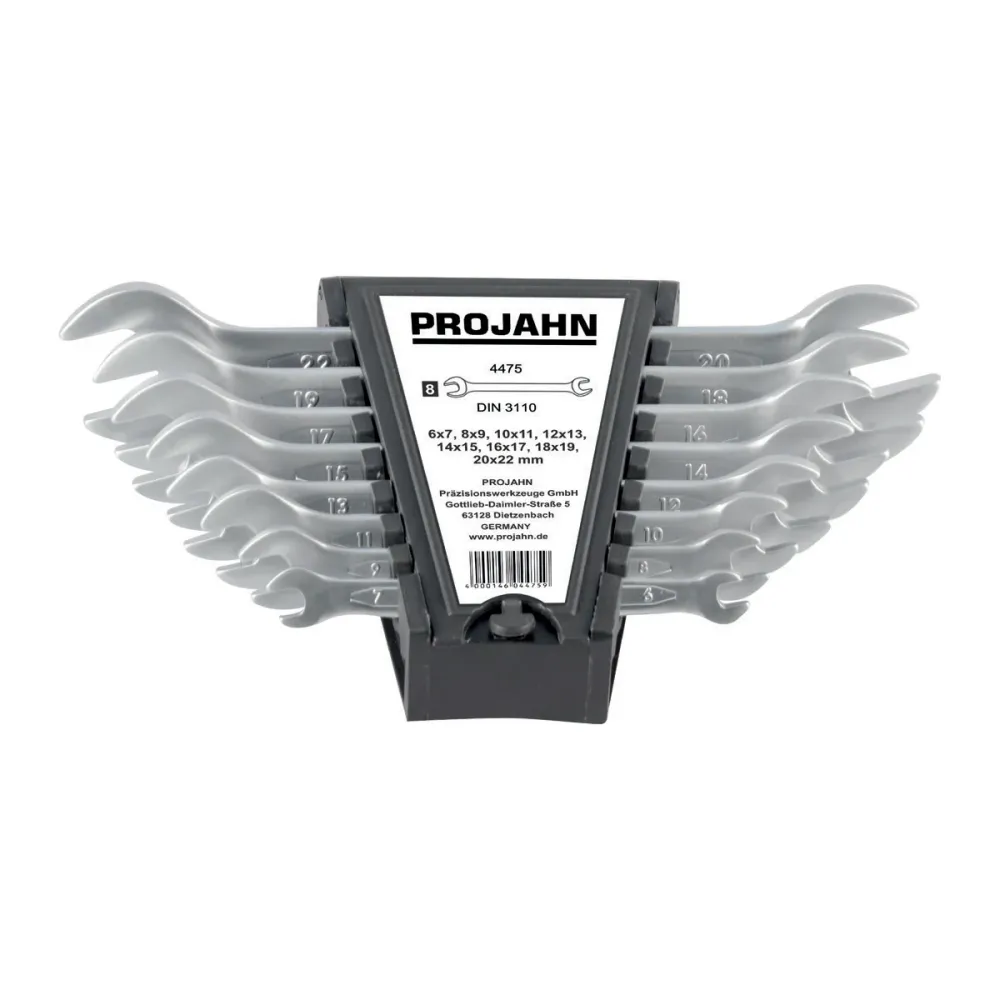Set de chei fixe duble PROJAHN, 6-22 mm, 8 buc/set