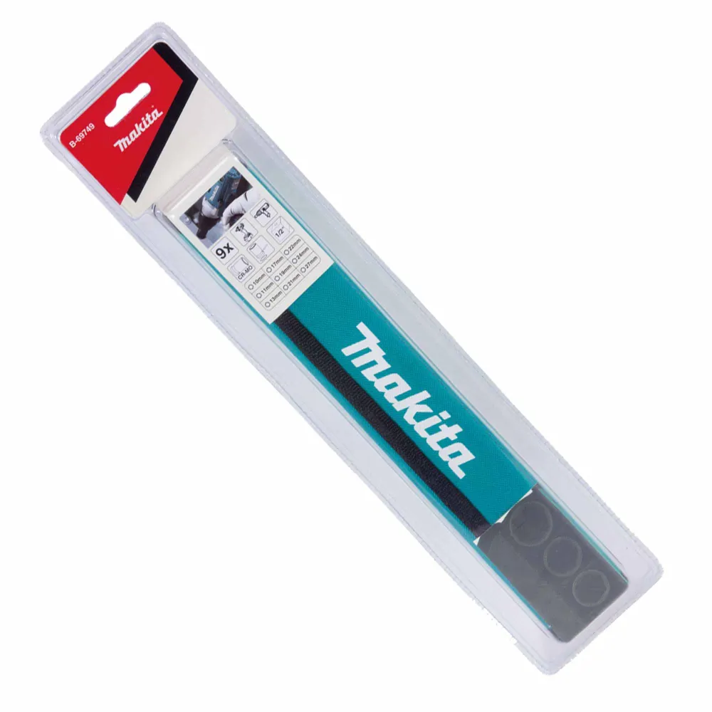 Set de chei tubulare Makita B-69749 9 buc