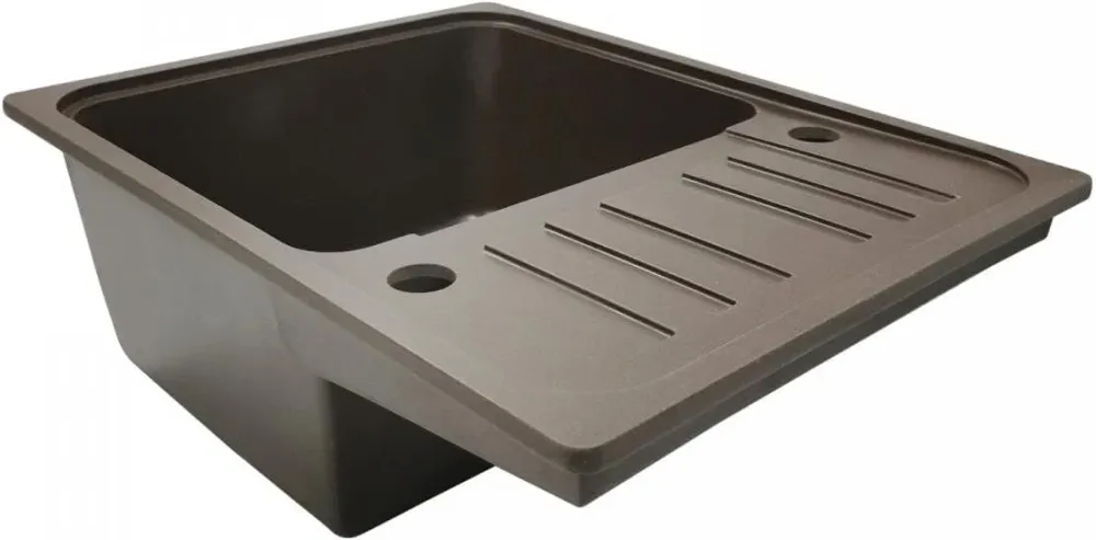 Chiuveta de bucatarie - granit, aprox. 56, 9 x 44, 9 cm, cu set de scurgere, robinet si scurgere reversibila, dreptunghiul...