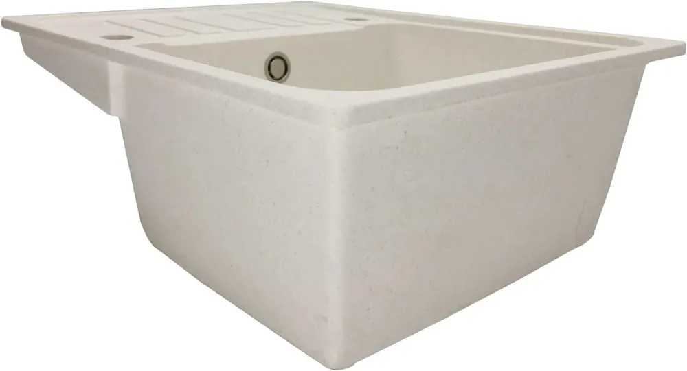 Chiuveta de bucatarie - granit, aprox. 56, 9 x 44, 9 cm, cu set de scurgere, robinet si scurgator reversibil, dreptunghiul...