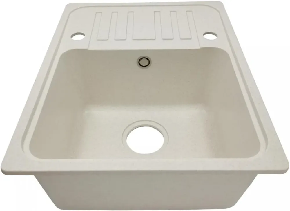 Chiuveta de bucatarie - granit, aprox. 56, 9 x 44, 9 cm, cu set de scurgere, robinet si scurgator reversibil, dreptunghiul...