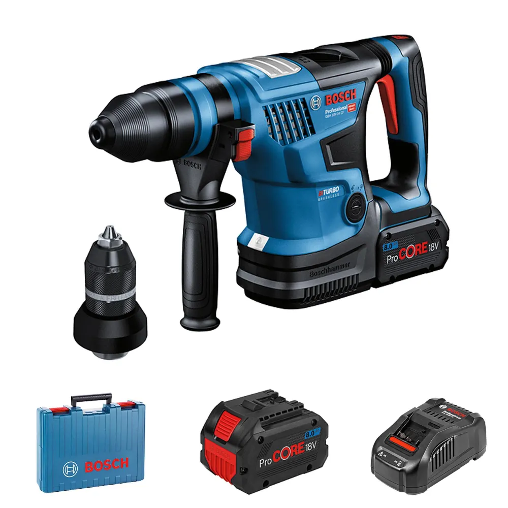 Ciocan fără fir Bosch GBH 18V-34 CF 8Ah