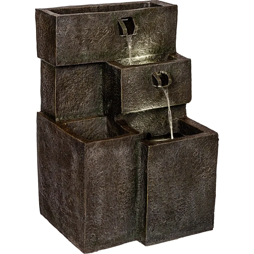Fantana decorativa de interior, trepte de apa, 48 x 42 x 76 cm