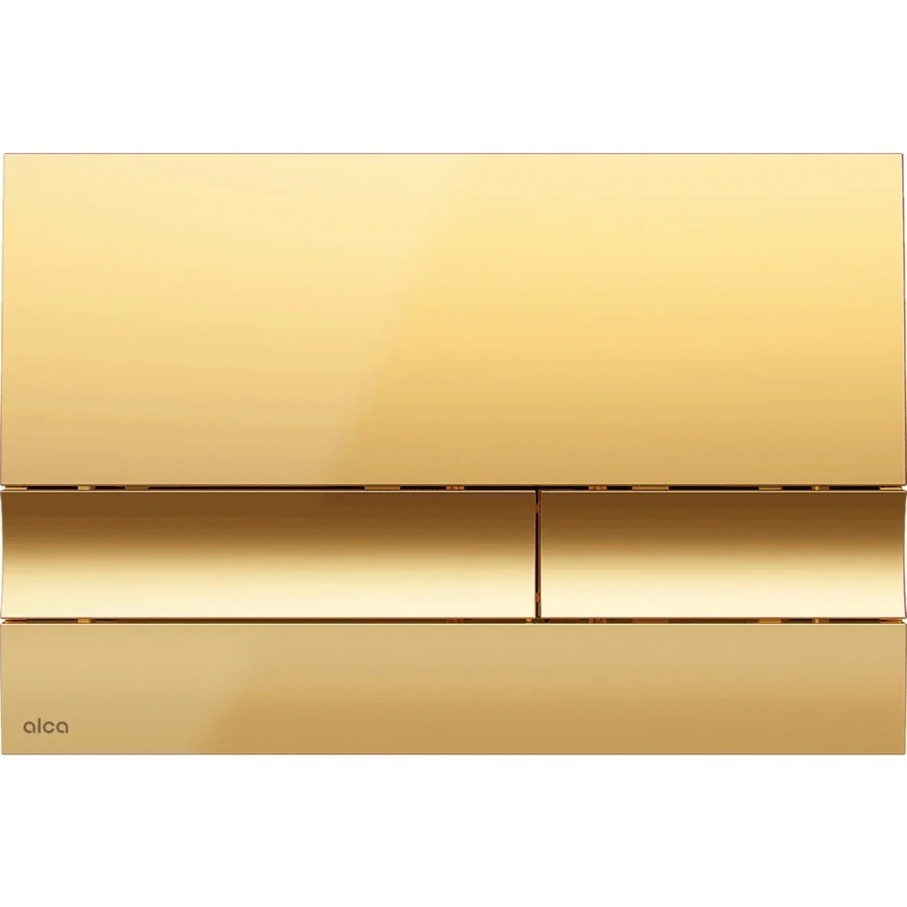 Alcadrain M1725 Clapeta de actionare Dual Flush, auriu lucios