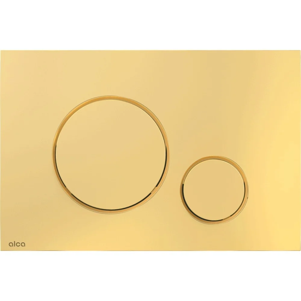 Alcadrain M675 Clapeta de actionare Dual Flush, auriu lucios