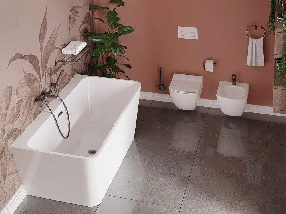 Deante Clapeta de actionare WC Dual Flush, alb