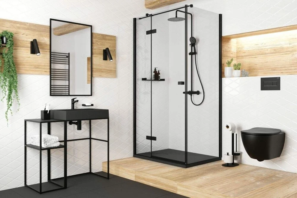 Deante Clapeta de actionare WC Dual Flush, negru mat