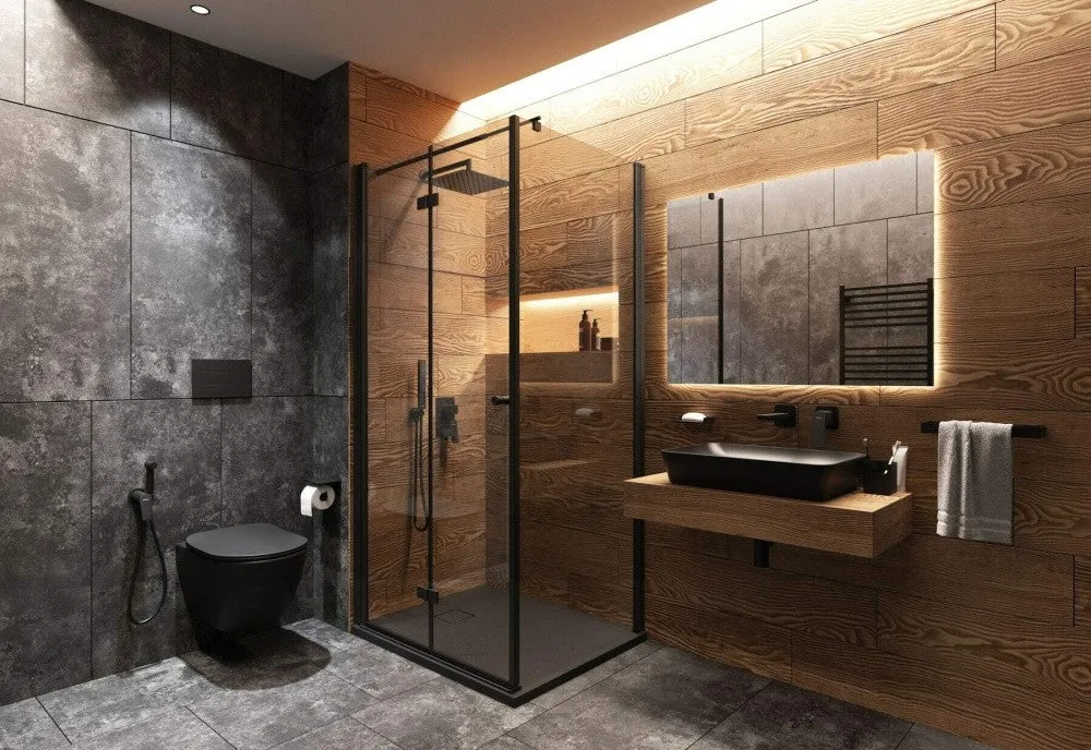 Deante Clapeta de actionare WC Dual Flush, negru mat