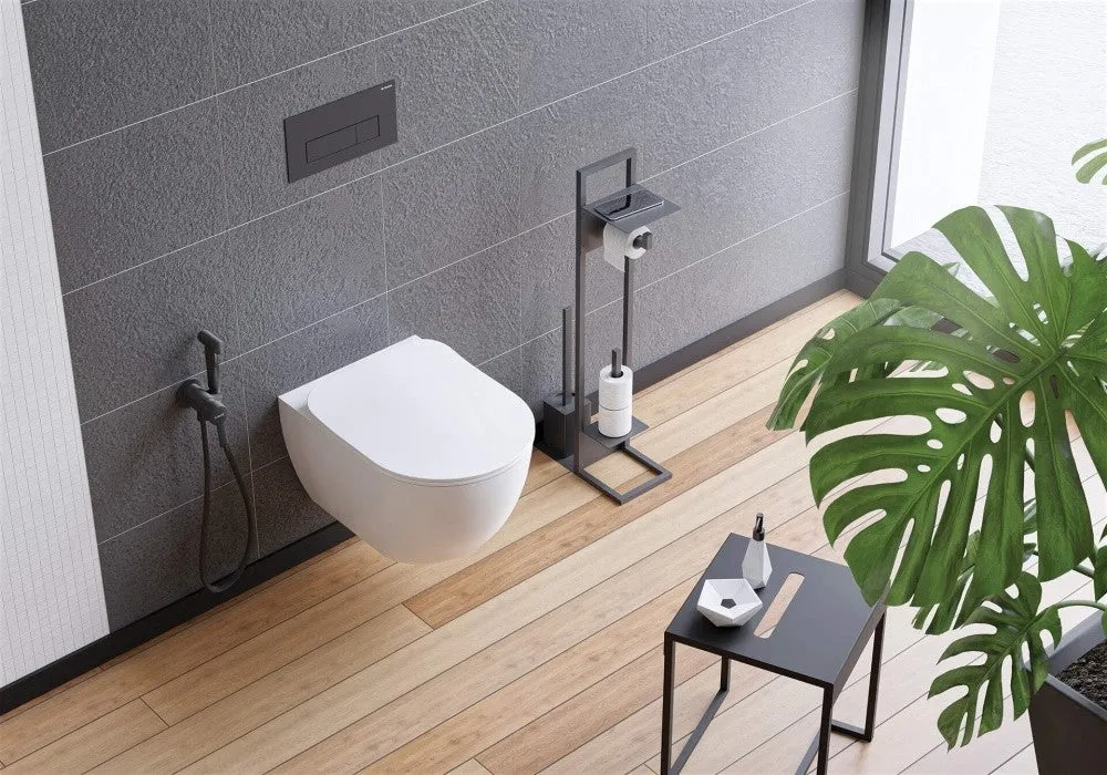 Deante Clapeta de actionare WC Dual Flush, negru mat
