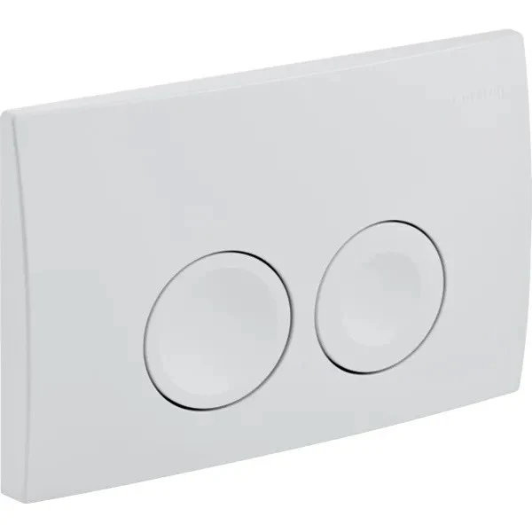 Geberit Delta 25 Clapeta actionare Dual-flush pentru rezervor incastrat, alb lucios