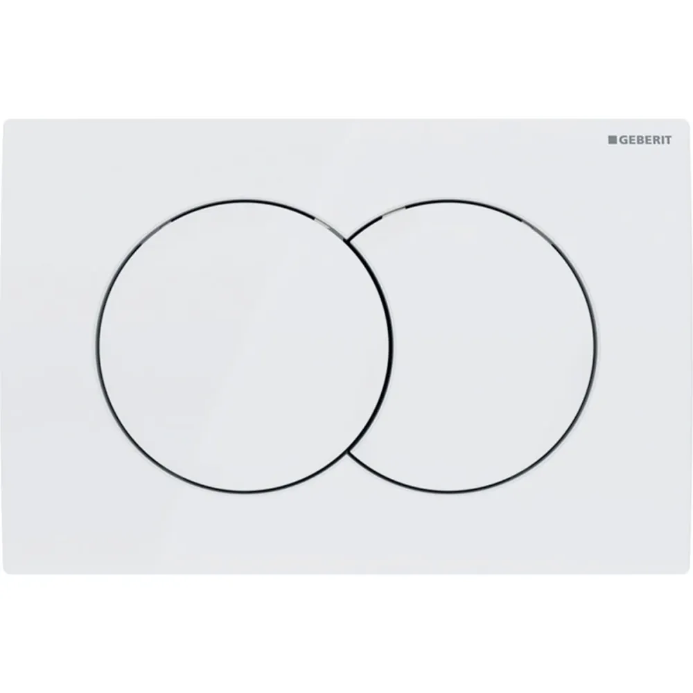 Geberit Delta01 Clapeta de actionare WC dual-flush, alb alpin