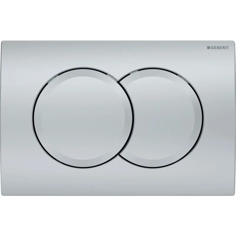 Geberit Delta01 Clapeta de actionare WC dual-flush, crom mat