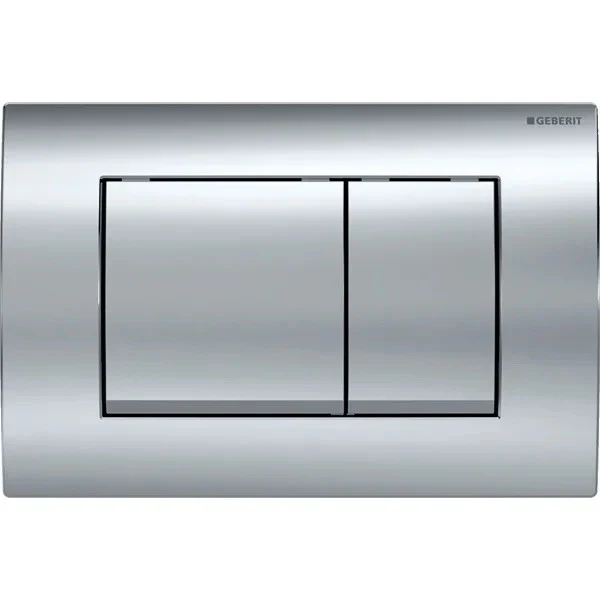 Geberit Delta30 Clapeta de actionare dual-flush, crom lucios