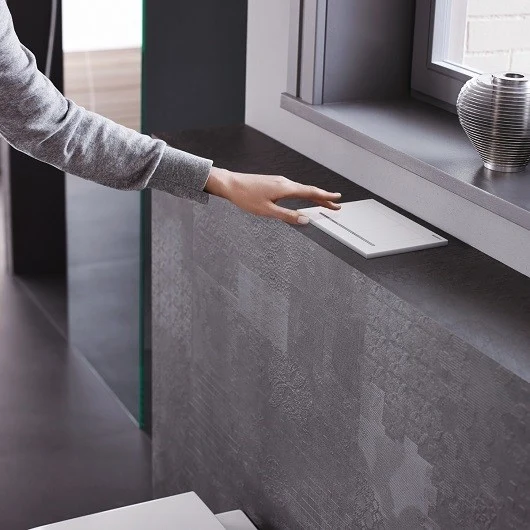 Geberit Omega30 Clapeta de actionare WC, alb/auriu