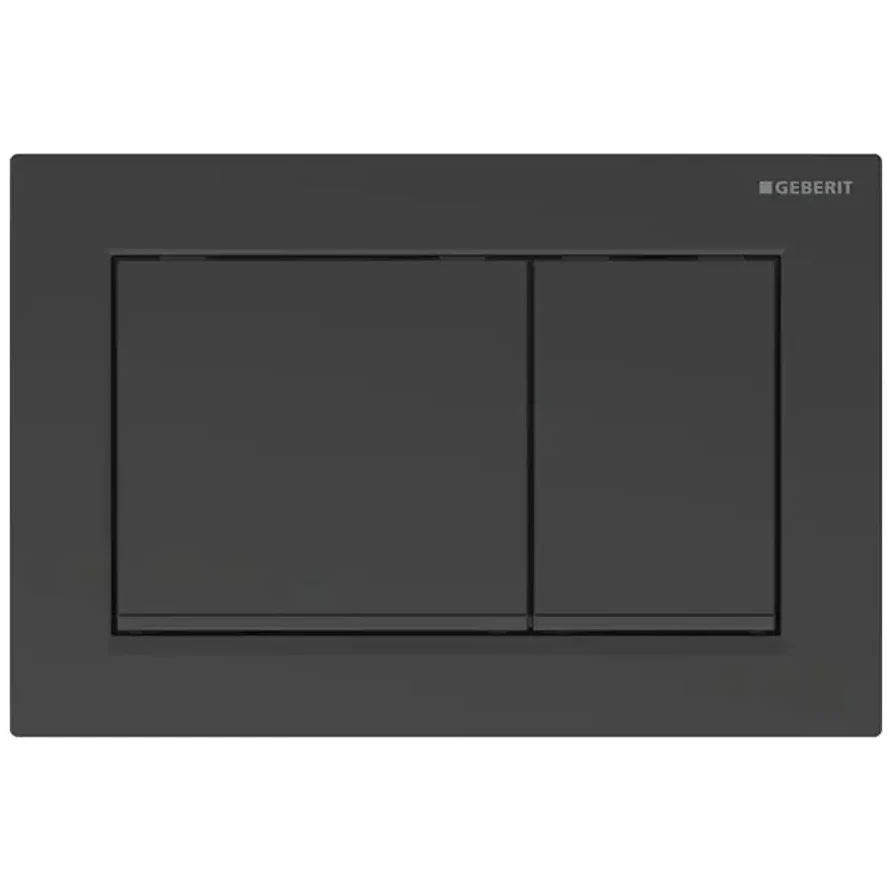 Geberit Omega30 Clapeta de actionare WC, negru mat