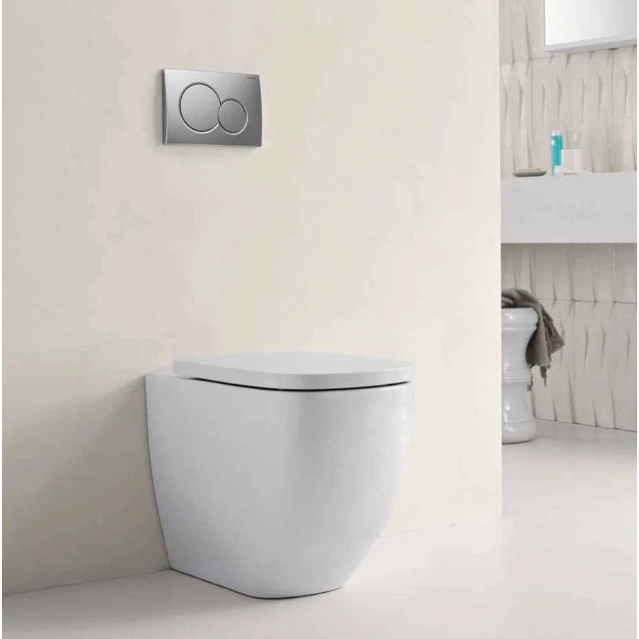 Geberit Sigma01 Clapeta de actionare WC dual flush, crom mat