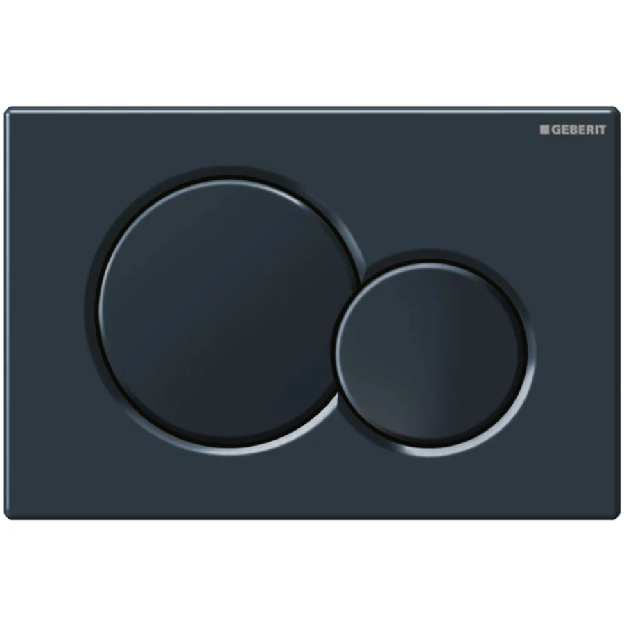 Geberit Sigma01 Clapeta actionare Dual-flush, negru lucios
