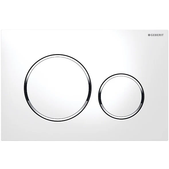 Geberit Sigma20 Clapeta de actionare Dual Flush, alb mat Easy-to-Clean