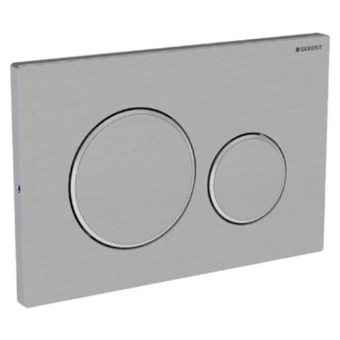 Geberit Sigma20 Clapeta de actionare dual-flush pentru rezervor incastrat, antivandalism
