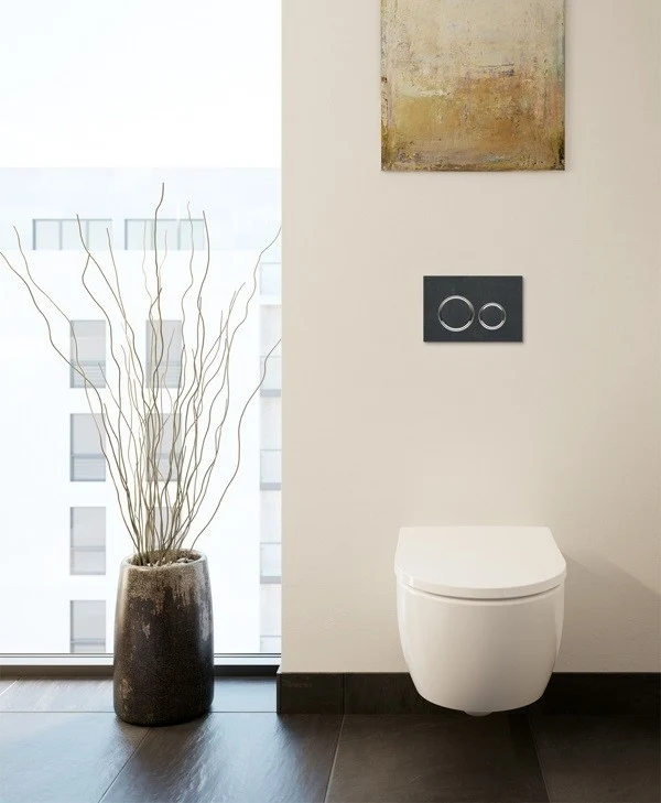 Geberit Sigma21 Clapeta de actionare Dual Flush, antracit/ crom (ardezie mustang)